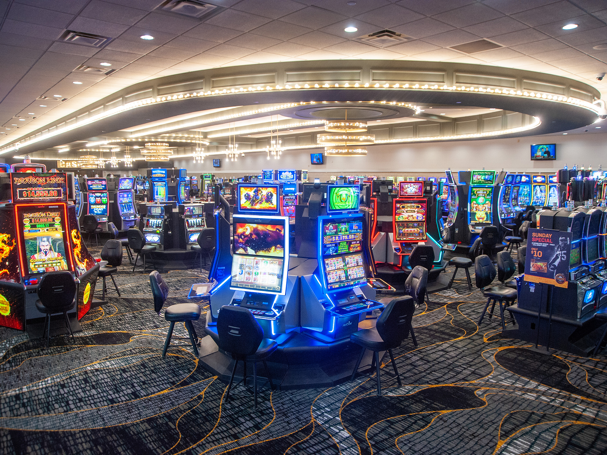 Mark Twain Casino Floor Slot Machines